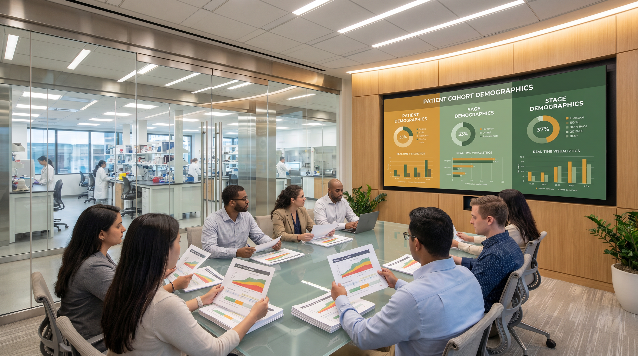 Pharma clinical trial coordination